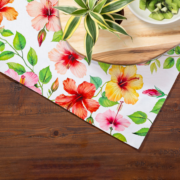 Hibiscus Tea Towel